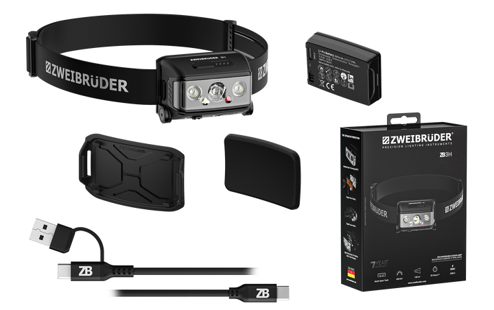 ZB3H Stirnlampe 600lm