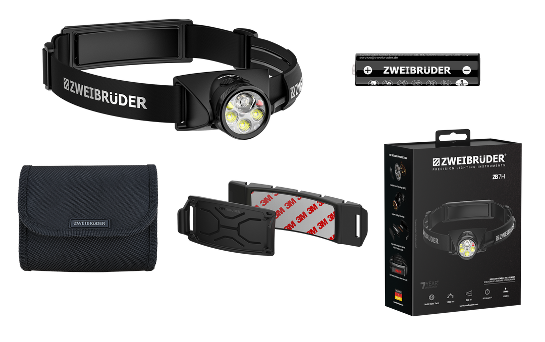 ZB7H Stirnlampe 1200lm