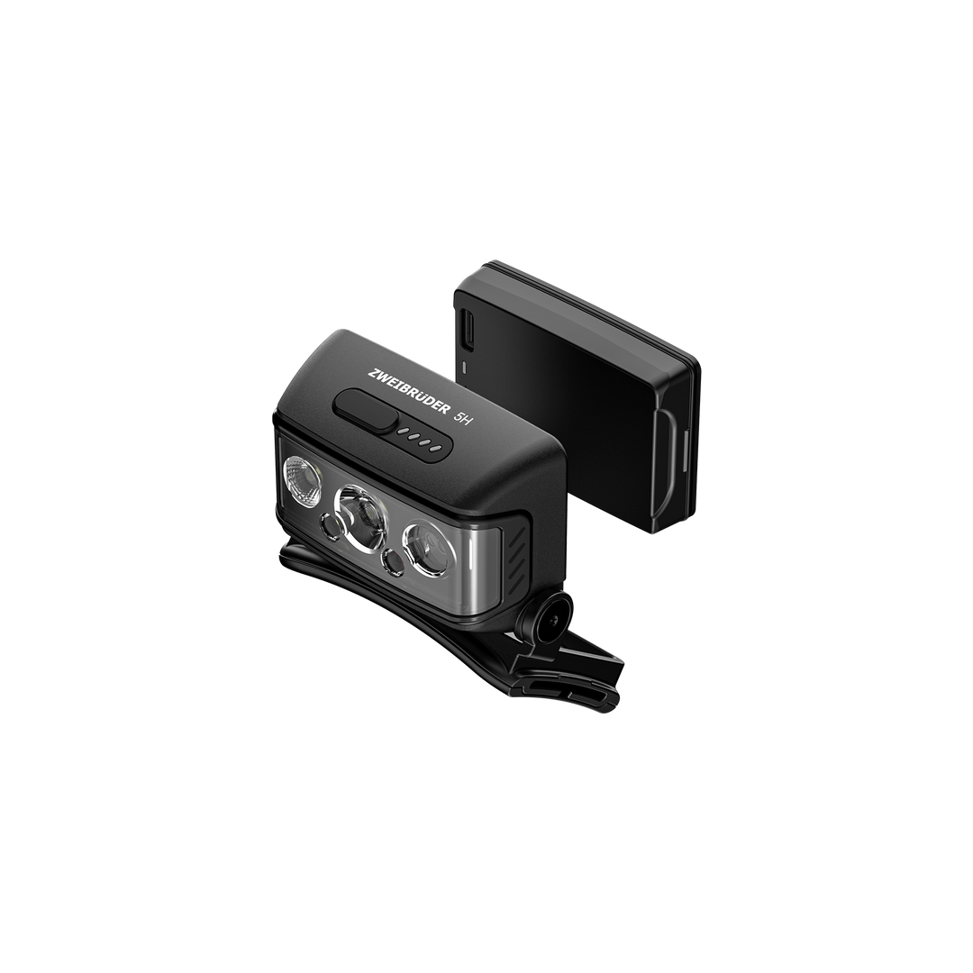 Zweibrüder ZB5H LED Stirnlampe mit Akku