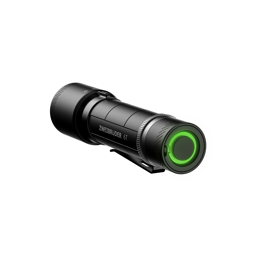 Zweibrüder ZB6T LED Taschenlampe mit Power Indicator