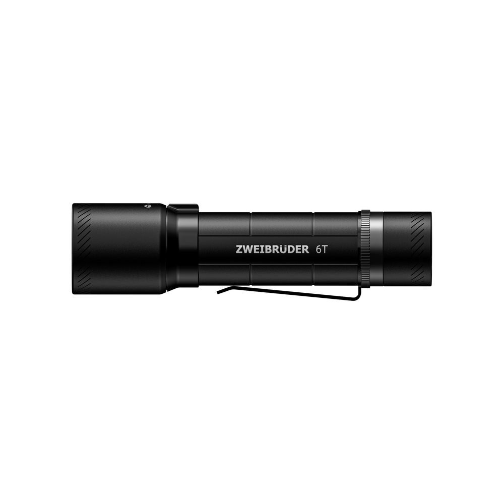 Zweibrüder ZB6T LED Taschenlampe Seitenansicht