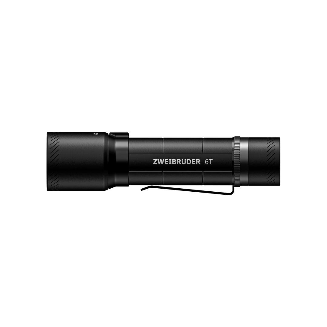 Zweibrüder ZB6T LED Taschenlampe Seitenansicht