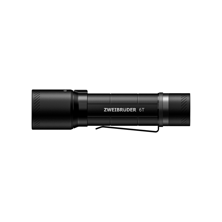 Zweibrüder ZB6T LED Taschenlampe Seitenansicht