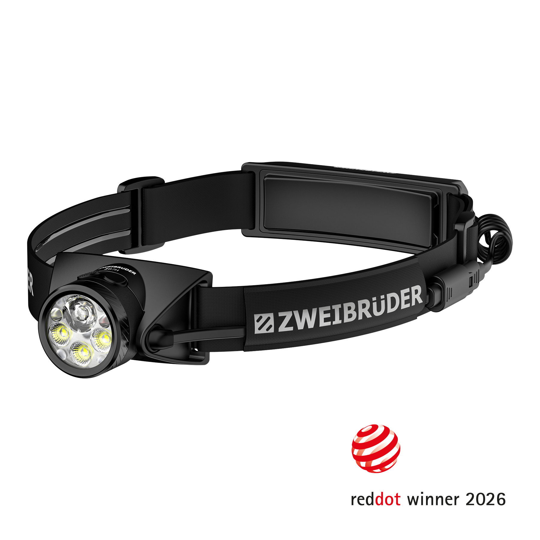 Zweibrüder ZB7H LED Stirnlampe mit 1200 Lumen