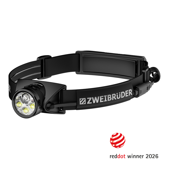 Zweibrüder ZB7H LED Stirnlampe mit 1200 Lumen