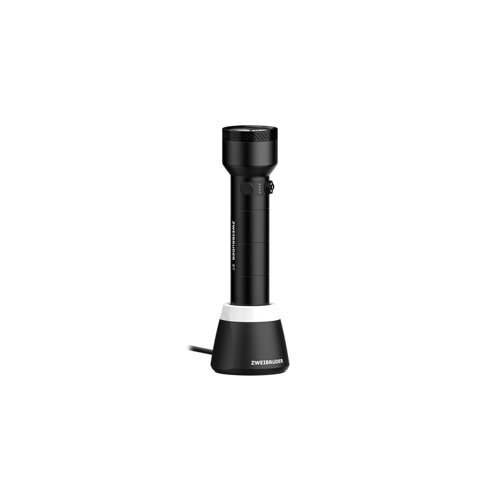 Zweibrüder ZB8T LED Taschenlampe mit Wireless Charging Station